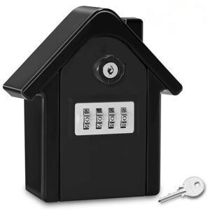 Sollbry - Wall Mounted Key Safe Box with Digital Code & Emergency Keys, Large Size Key Safe Box Outdoor Key Box for Home, Office, Factory, Garages