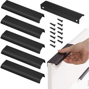 Square Handles - Furniture Handles - Kitchen Cabinets - 6 Pieces - Hidden Handles, Drawer Handles in Modern Style Ymyny