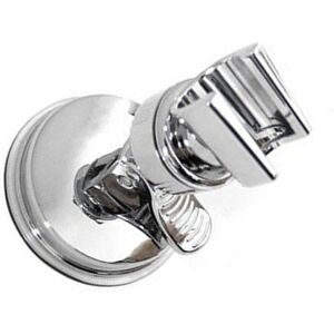 ZVD - Suction Cup Shower Holder, Adjustable Rotation Chrome Finish Replaceable Large Adsorbability No Drilling Suction Cup Shower Holder Removable