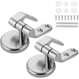 Cyslmuk - Toilet Seat Hinge Replacement Fixings, Zinc Alloy Toilet Seat Hinge, Resin Toilet Seat Hinge