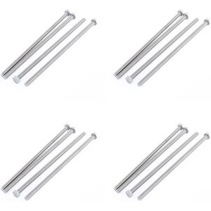 Tlily - uxcell? M6 x 150mm Fully Threaded Stainless Steel Hex Head Screw Bolt 4 Pcs