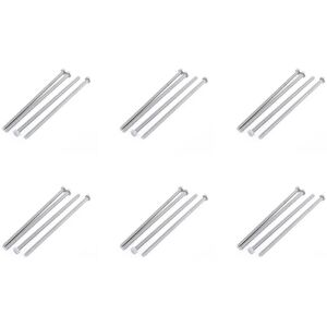 Tlily - uxcell? M6 x 150mm Fully Threaded Stainless Steel Hex Head Screw Bolt 4 Pcs
