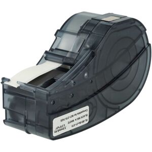 Vhbw - 1x Label Tape compatible with Brady M210, M210-LAB, M211 Label Printer 9.5 mm, Black on White, polypropylene