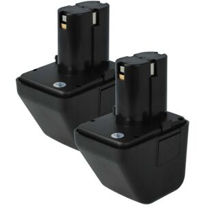 Vhbw - 2x Battery compatible with Gesipa Firebird 12 v Power Tools, Blind Rivet Setting Tool (2000 mAh, NiMH, 12 v)