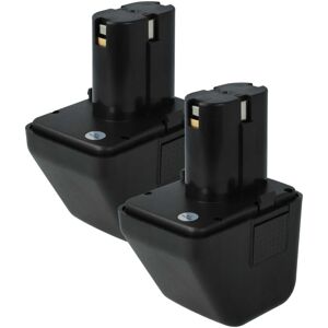 2x Battery Replacement for Würth 70291510061, Master G12 12V for Power Tools, Blind Rivet Setting Tool (2000 mAh, NiMH, 12 v) - Vhbw