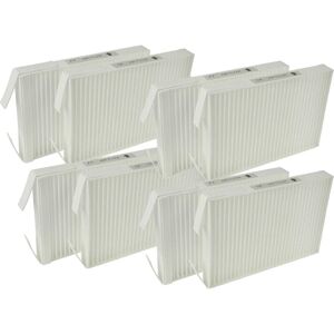 Air Filter Set compatible with Zehnder ComfoSpot 50 Ventilation Devices - G4 / F7 8-Part Kit, 18 x 12 x 4 cm White - Vhbw