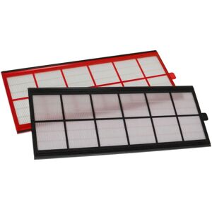 Vhbw - Air Filter Set Replacement for Wernig 400100084 for Ventilation Devices - G4 / F7 2-Part Kit, 50 x 17 x 1 cm Red Black White