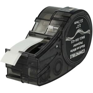 Vhbw - Label Tape Replacement for Brady M21-500-423 for Label Printer 12.7mm Black on White