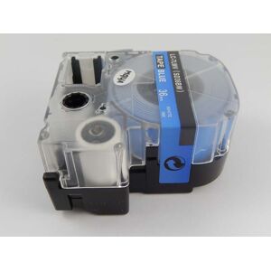 Vhbw - Label Tape Replacement for KingJim SD36BW for Label Printer 8mm White on Blue