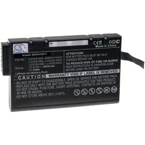 VHBW Replacement Battery compatible with tsi Dusttrak drx 8530, drx 8530EP, drx 8533, drx 8533EP, drx 8534 Measuring Devices (6600mAh, 10.8V, Li-Ion)