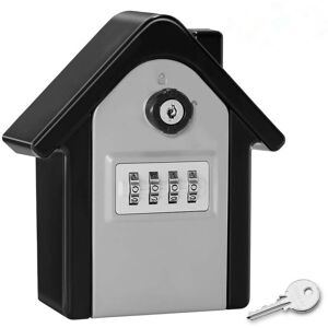 Tinor - Wall Mounted Key Safe Box with Digital Code & Emergency Keys, Large Key Safe Box xl Size Outdoor Key Safe for Home, Office, Factory, Garages