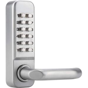 LINGHHANG Waterproof Mechanical Code Lock, 1-11 Digit Code Combination Security Password Coded Lock Keyless Mechanical Combination Door Lock for Wooden Office