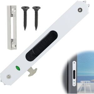 Ikodm - White sliding door and window hook, stainless steel sliding glass door and window lock