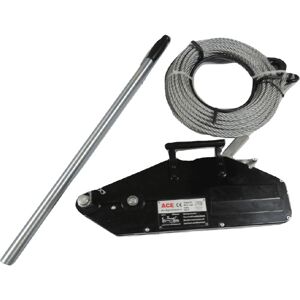 Securefix Direct - Wire Rope Pulling Hoist Winch 3200KG (ace 3.2T Lifting 5T Puller with 20M Rope)