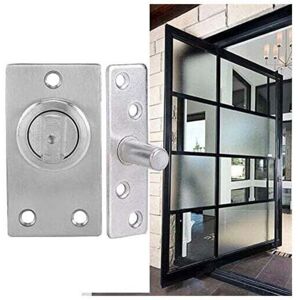 ZVD Wood Door Hinge, Door Pivot Hinges, Heavy Duty for Wood Doors Murphy Hinge System Stainless Steel 360 Degree, Pivot Shaft