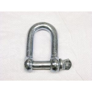 Securefix Direct - x50 8MM Galvanised Commercial Dee Shackles - Chain Connector Caravan Tether