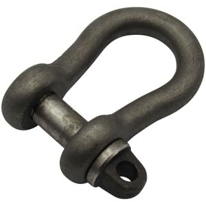 Securefix Direct - 1.5 Ton Self Colour Screw Pin Small Bow Shackle - 1500KG Lifting Towing Tested Certified