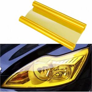 CYSLMUK Yellow) Self-adhesive vinyl film - 30CMx200CM cm - for car fog lights and tail lights