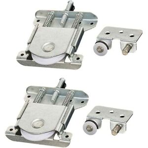 ZVD - 2 pièces Roulette Porte Coulissante placard,Pièces de porte coulissantes pour porte de garde-robe,roues,rouleaux,armoire Runners