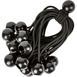 ZVD - CordsEBungee Cords with Balls - Pack of 25 x 15 cm Universal Bungee Cords with Fasteners - Heavy Duty Elastic Strap Perfect for Camping,
