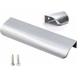 ZVD - Lot de 10 Poignée Invisible Poignée de Meuble Cuisine Poignee -poignee de cuisine Poignee Tiroir Laiton en Alliage d'Aluminium Entraxe