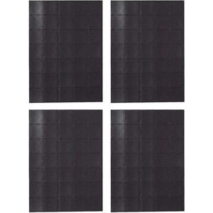 ZVD - Lot de 140 carrés magnétiques autocollants (15 x 15 x 0,5 mm chacun) sur 4 feuilles de ruban adhésif avec support adhésif puissant pour
