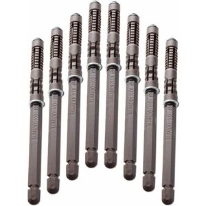 ZVD - Lot de 8 supports d'étagère flottants en bois invisibles très résistants avec vis (Ø10 x 100 mm)-Fei Yu