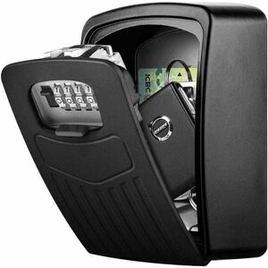 ZVD - Security Key Box, Superior Large Key Box, Key Safe with 4 Digit Digital Code, Secure Wall Mounted Key Box for Indoor Outdoor Home Office Garage