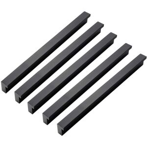 TINOR 10 Black Modern Aluminum Alloy Cabinet Cupboard Door Handle Furniture Drawer Pulls Knobs, Hole Center 192mm TINOR 10 Black Modern Aluminum Alloy Cabinet Cupboard Door Handle Furniture Drawer Pulls Knobs, Hole Center 192mm