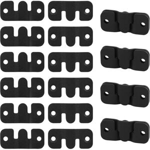 TEHTUY 10 Pairs of Concealed Recessed Mounting Brackets, Wall Mounting Interlocking Hanging Brackets, Z-Clip Brackets, Picture Hooks TEHTUY 10 Pairs of Concealed Recessed Mounting Brackets, Wall Mounting Interlocking Hanging Brackets, Z-Clip Brackets, Picture Hooks