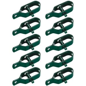 TEHTUY 10 Pieces Wire Mesh Tensioner, Fence Tensioner, Barbed Wire Tensioners, Rope Tensioner Connector Kit for Tension Wire (Green) TEHTUY 10 Pieces Wire Mesh Tensioner, Fence Tensioner, Barbed Wire Tensioners, Rope Tensioner Connector Kit for Tension Wire (Green)