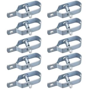 TEHTUY 10 Pieces Wire Mesh Tensioner, Fence Tensioner, Barbed Wire Tensioners, Rope Tensioner Connector Kit for Tension Wire (Silver Color) TEHTUY 10 Pieces Wire Mesh Tensioner, Fence Tensioner, Barbed Wire Tensioners, Rope Tensioner Connector Kit for Tension Wire (Silver Color)