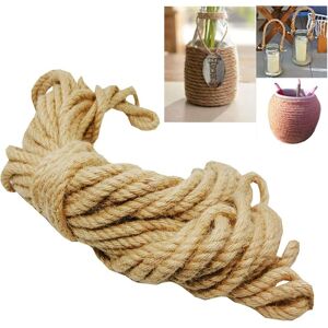 READCLY 2pcs Natural Jute Thick Jute Cord Strong Hemp Rope Party Decorations 10M Hemp Twine 8mm for Boating diy Crafts Arts Gift Wrapping Gardening Artistic READCLY 2pcs Natural Jute Thick Jute Cord Strong Hemp Rope Party Decorations 10M Hemp Twine 8mm for Boating diy Crafts Arts Gift Wrapping Gardening Artistic