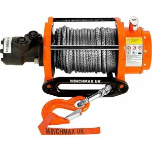Winchmax - 10,000lb (4,536kg) Original Orange Hydraulic Winch. 25m x 10mm Dyneema Rope. Competition Hook. Winchmax - 10,000lb (4,536kg) Original Orange Hydraulic Winch. 25m x 10mm Dyneema Rope. Competition Hook.