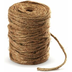Hoopzi - 100M Garden Cord 4mm Jute Cord Natural Jute Craft Cord for Home Garden diy Decoration Hoopzi - 100M Garden Cord 4mm Jute Cord Natural Jute Craft Cord for Home Garden diy Decoration