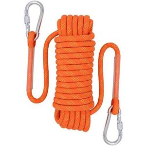 TINOR 10M Safety Rope Nylon Braided Safety Rope Anti-tear Mountaineering Rescue Rope,10mm Diameter Rope for Hiking TINOR 10M Safety Rope Nylon Braided Safety Rope Anti-tear Mountaineering Rescue Rope,10mm Diameter Rope for Hiking