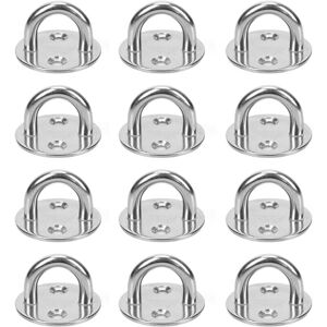 12pcs M5 Stainless Steel Eye Plates, Anchor Eye Plate Hooks, Ceiling Hooks, Wall Ring Hanging Brackets Ymyny 12pcs M5 Stainless Steel Eye Plates, Anchor Eye Plate Hooks, Ceiling Hooks, Wall Ring Hanging Brackets Ymyny