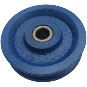 Securefix Direct - 175MM Blue Painted Cast Iron Sheave With Bush - 19MM Wire Rope Spare Replacement Securefix Direct - 175MM Blue Painted Cast Iron Sheave With Bush - 19MM Wire Rope Spare Replacement