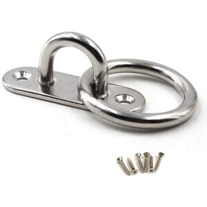TORMATOR 1M8 Ceiling Mount Hook, 304 Stainless Steel Wall Mount Hook for Yoga Swing, Boat Hardware (Screws Included) TORMATOR 1M8 Ceiling Mount Hook, 304 Stainless Steel Wall Mount Hook for Yoga Swing, Boat Hardware (Screws Included)