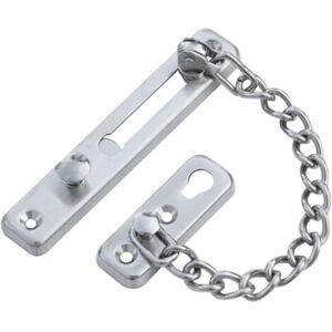 MCBOSON 1PCS Silver Sliding Chain Security Lock - Door Blocker - Door Lock - Interior Sliding Door - Exterior Gate Lock - Door Latch MCBOSON 1PCS Silver Sliding Chain Security Lock - Door Blocker - Door Lock - Interior Sliding Door - Exterior Gate Lock - Door Latch