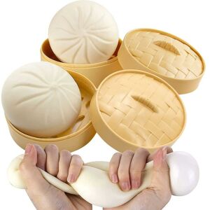 SNQ 2-Pack Dumpling Stress Relief Toys, Dumpling Stress Ball, Steamed Stuffed Bread, Dumpling Stress Relief and Decompression Toy SNQ 2-Pack Dumpling Stress Relief Toys, Dumpling Stress Ball, Steamed Stuffed Bread, Dumpling Stress Relief and Decompression Toy