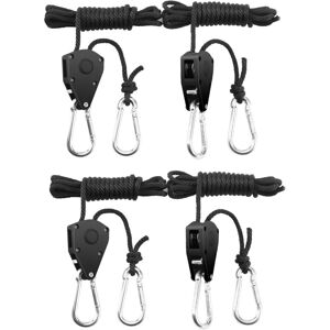 WOIYIC 2 Pairs (4Pcs) Ratchet Rope, Adjustable 1/8 Ratchet Hangers, Ratchet Pulley Suitable for Light Fixtures, Plant Lamps and Gardening Pots Each Pair WOIYIC 2 Pairs (4Pcs) Ratchet Rope, Adjustable 1/8 Ratchet Hangers, Ratchet Pulley Suitable for Light Fixtures, Plant Lamps and Gardening Pots Each Pair