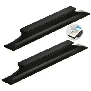 MCBOSON 2 Pcs Self-Adhesive Sliding Door Handle, Aluminum Alloy Barn Door Handles for Cabinet Wardrobe Pulls, Black Furniture Knob Handle, No Punching MCBOSON 2 Pcs Self-Adhesive Sliding Door Handle, Aluminum Alloy Barn Door Handles for Cabinet Wardrobe Pulls, Black Furniture Knob Handle, No Punching