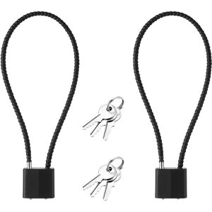 YS-YALOTRS 2-piece steel cable locks, long cable locks with keys, outdoor cable lock, for bicycles, suitcases, doors, lockers, gyms, luggage, garages YS-YALOTRS 2-piece steel cable locks, long cable locks with keys, outdoor cable lock, for bicycles, suitcases, doors, lockers, gyms, luggage, garages