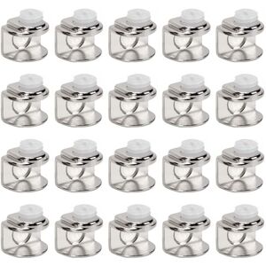 AOUGO 20 Pieces of Glass Clamps,Glass Shelf Holder,Adjustable Clamps Bracket can install 4-9mm thick glass AOUGO 20 Pieces of Glass Clamps,Glass Shelf Holder,Adjustable Clamps Bracket can install 4-9mm thick glass