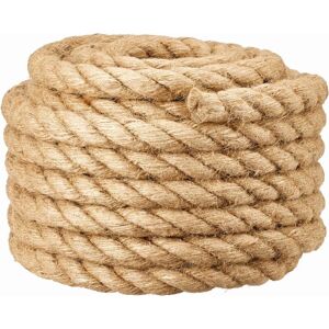 TORMATOR 20mm Barrier Rope for Stair Handrail/Balcony Railing, Twine for Warfare, Swings, Ship and Lifting, Gym Battle and Climbing, 20mm x 10m, Beige TORMATOR 20mm Barrier Rope for Stair Handrail/Balcony Railing, Twine for Warfare, Swings, Ship and Lifting, Gym Battle and Climbing, 20mm x 10m, Beige