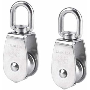 SNQ 25 mm single roller made of stainless steel, load capacity 150 kg – Silver SNQ 25 mm single roller made of stainless steel, load capacity 150 kg – Silver