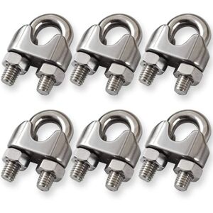 BEIJIYI 304 Stainless Steel M10 9.5mm Cable Clamps BEIJIYI 304 Stainless Steel M10 9.5mm Cable Clamps