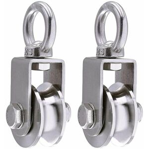 Ikodm - 304 Stainless Steel Rope Pulley Block, Max Load 500kg Ikodm - 304 Stainless Steel Rope Pulley Block, Max Load 500kg