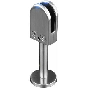 SNQ 304 stainless steel U-shaped mounting bracket for frameless glass panels (100mm rod) SNQ 304 stainless steel U-shaped mounting bracket for frameless glass panels (100mm rod)